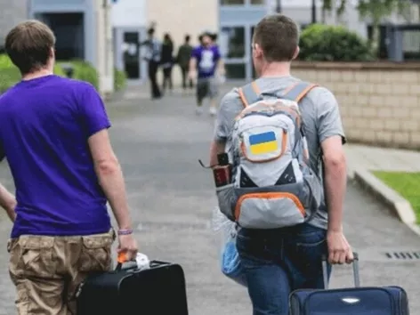 Will a young man under 18 be allowed to go abroad to study if he comes to Ukraine for a vacation?