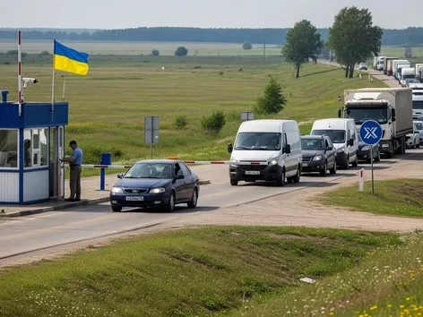 How can a foreigner enter Ukraine in a foreign car?