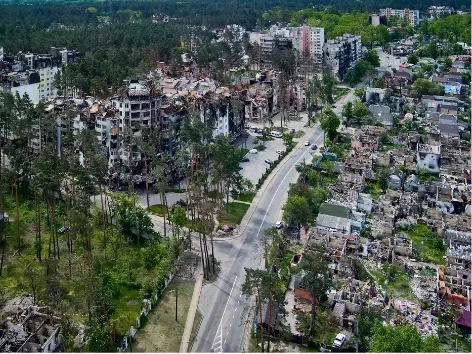 How many facilities have been restored in Kyiv region two years after liberation from russia
